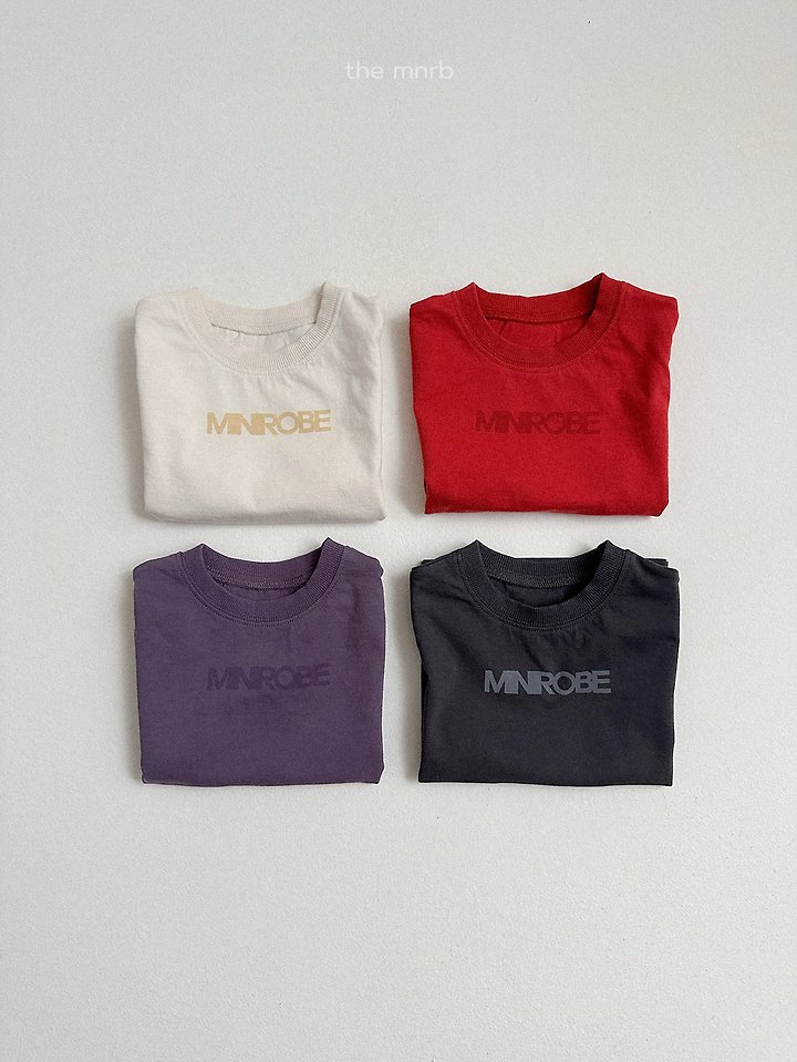 Mini Robe - Korean Baby Fashion - #babylifestyle - Urban Logo Short Sleeve Tee
