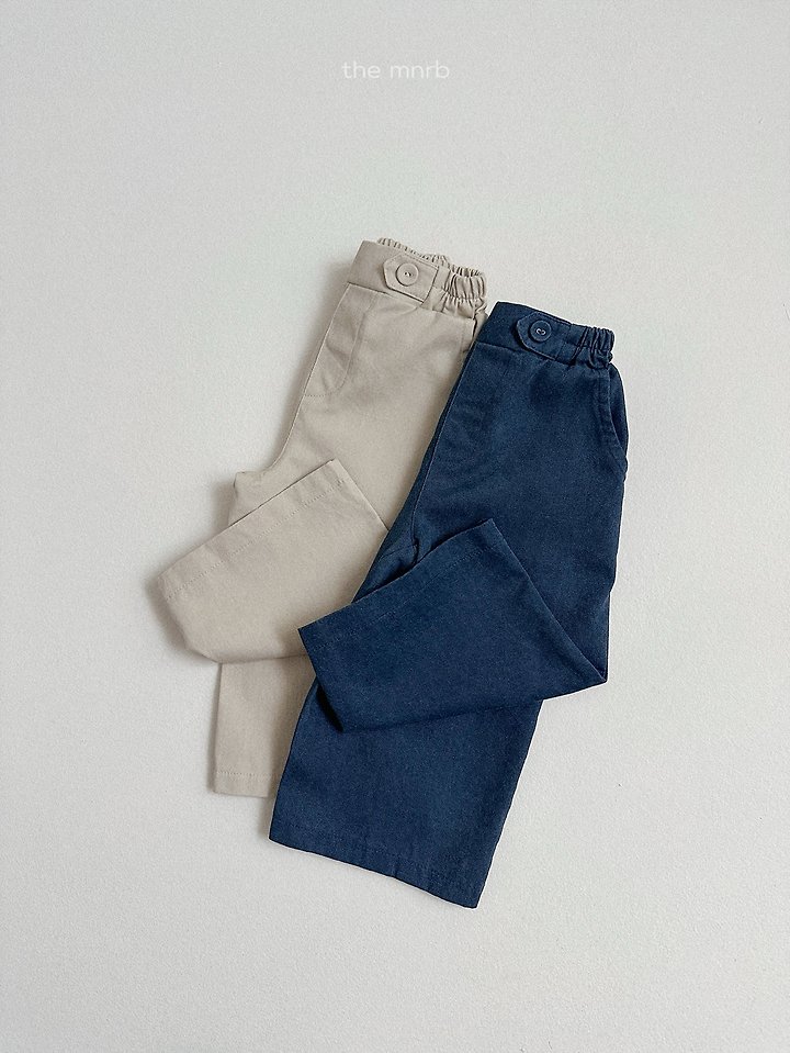Mini Robe - Korean Baby Fashion - #babygirlfashion - Dyed Twill Pants - 4
