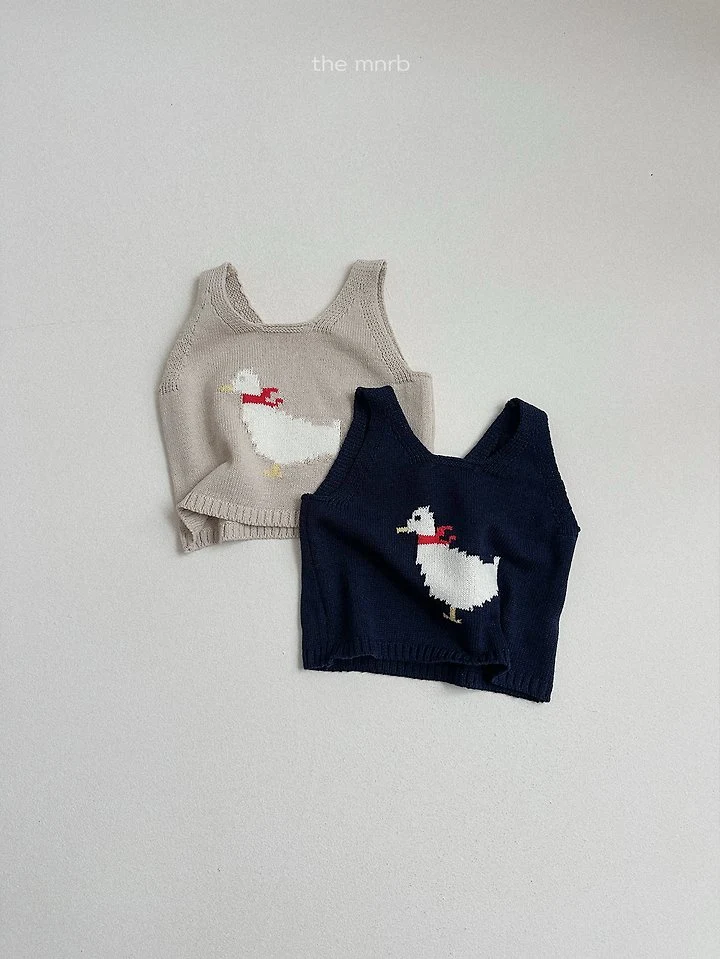 Mini Robe - Korean Baby Fashion - #babyoninstagram - Duck Vest - 3