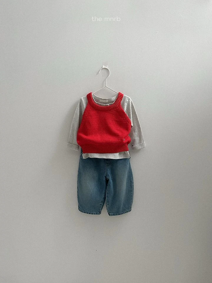 Mini Robe - Korean Baby Fashion - #babyoninstagram - Halter Neck Knit Top - 11