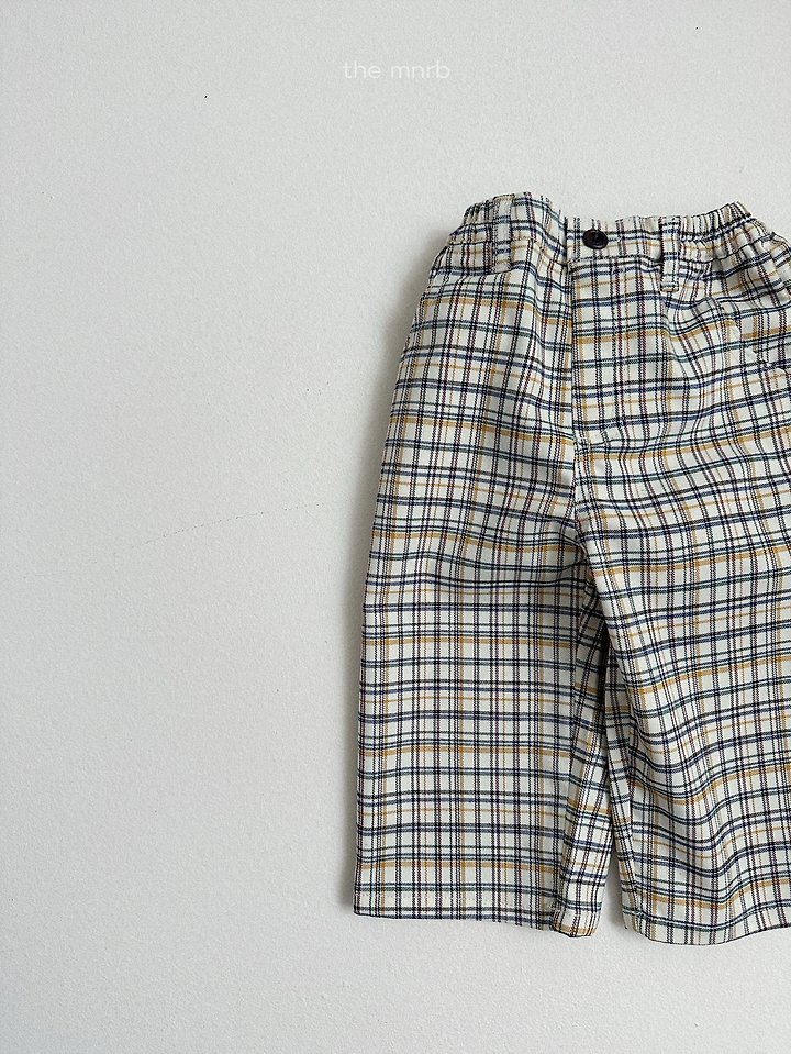 Mini Robe - Korean Baby Fashion - #babyoninstagram - Adele Check Pants - 6