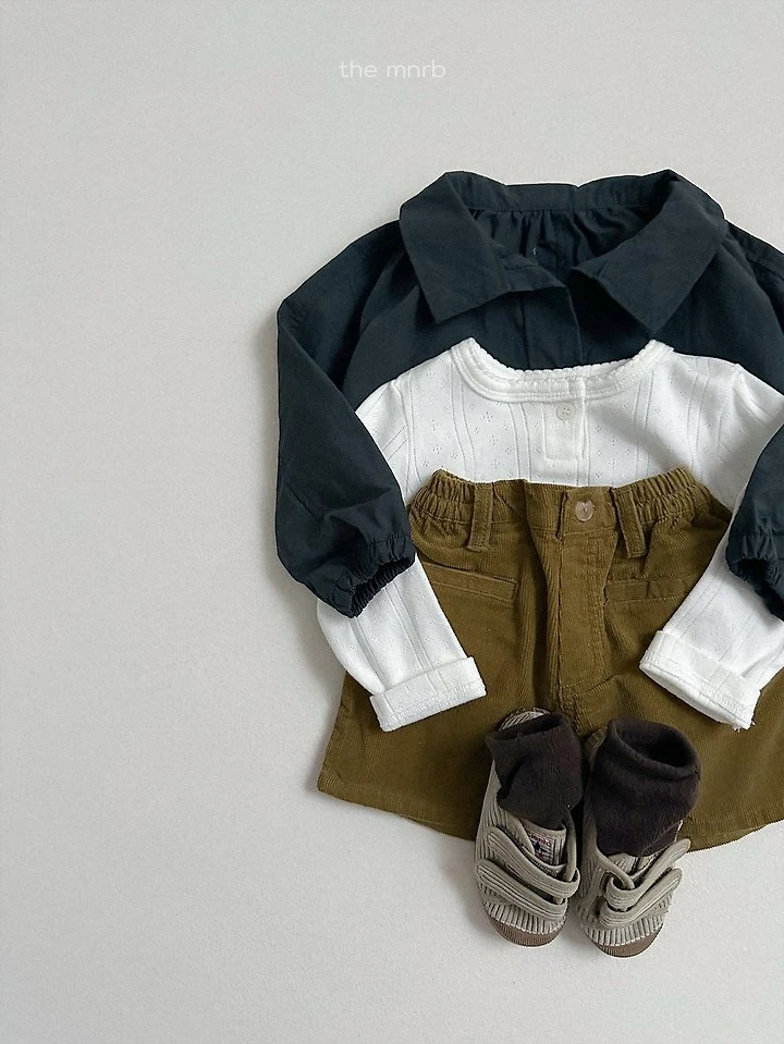 Mini Robe - Korean Baby Fashion - #babyoninstagram - Corduroy Shorts - 12