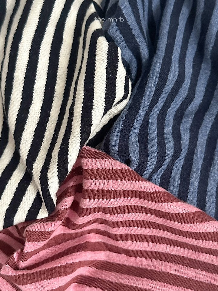 Mini Robe - Korean Baby Fashion - #babylifestyle - Cozy Stripe Tee - 4