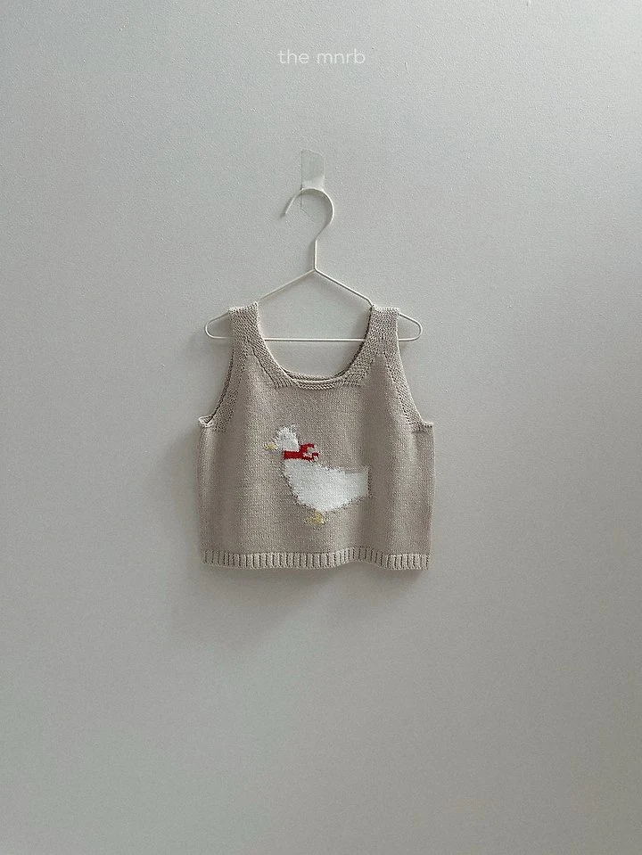 Mini Robe - Korean Baby Fashion - #babyoninstagram - Duck Vest - 4