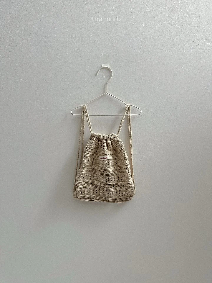 Mini Robe - Korean Baby Fashion - #babyootd - Crochet Knit Bag - 3