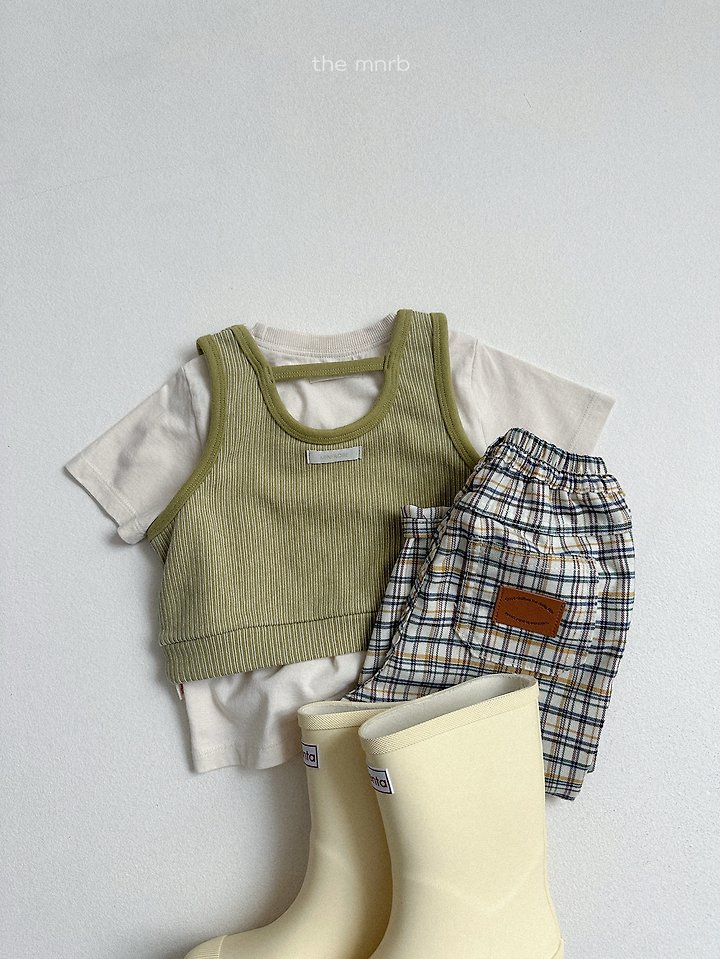 Mini Robe - Korean Baby Fashion - #babyootd - Adele Check Pants - 7