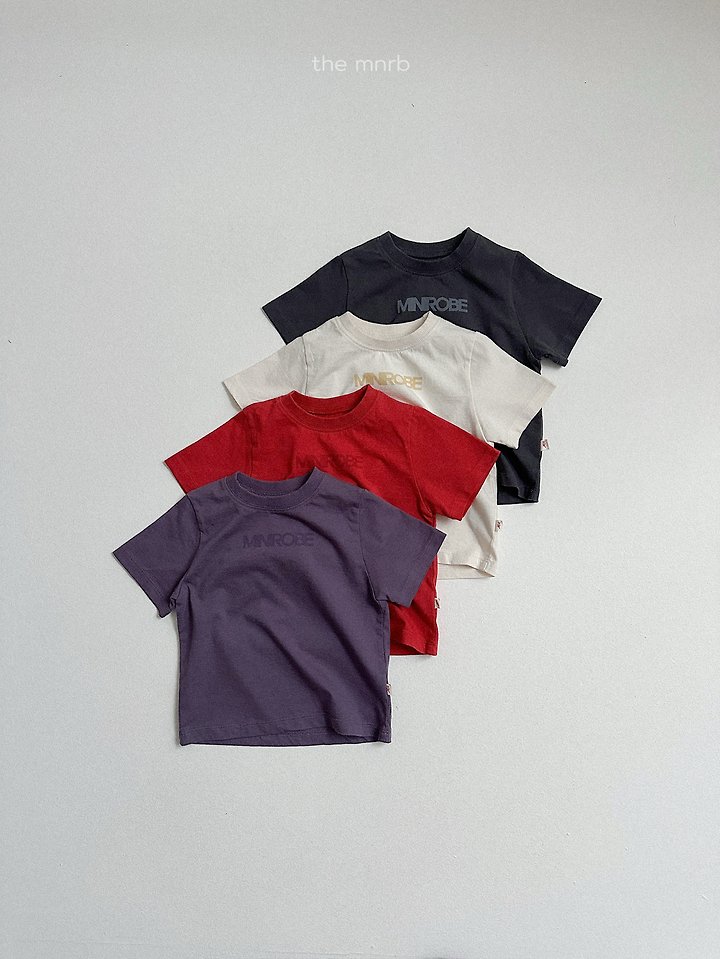 Mini Robe - Korean Baby Fashion - #babyootd - Urban Logo Short Sleeve Tee - 3