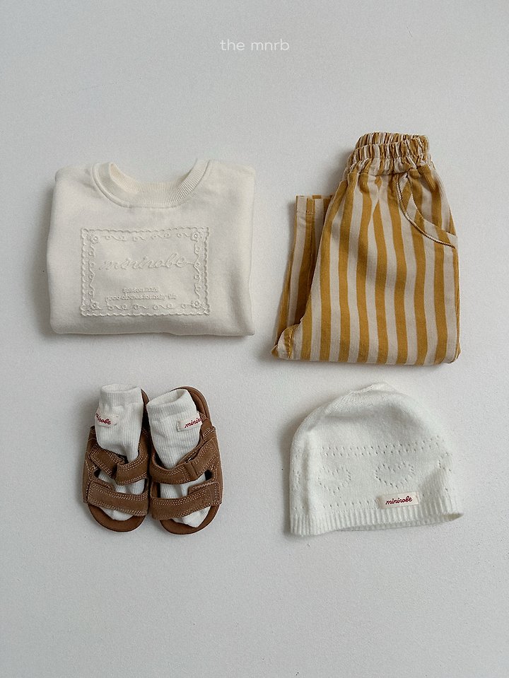 Mini Robe - Korean Baby Fashion - #babyootd - Lace Sweatshirt - 12
