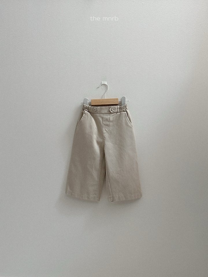 Mini Robe - Korean Baby Fashion - #babyootd - Dyed Twill Pants - 6