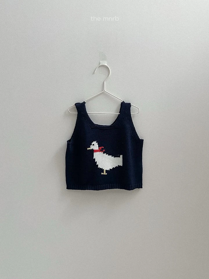 Mini Robe - Korean Baby Fashion - #babyoutfit - Duck Vest - 5