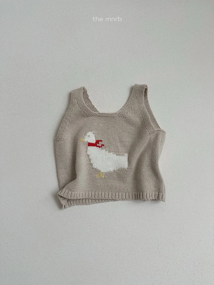 Mini Robe - Korean Baby Fashion - #babyoutfit - Duck Vest - 6