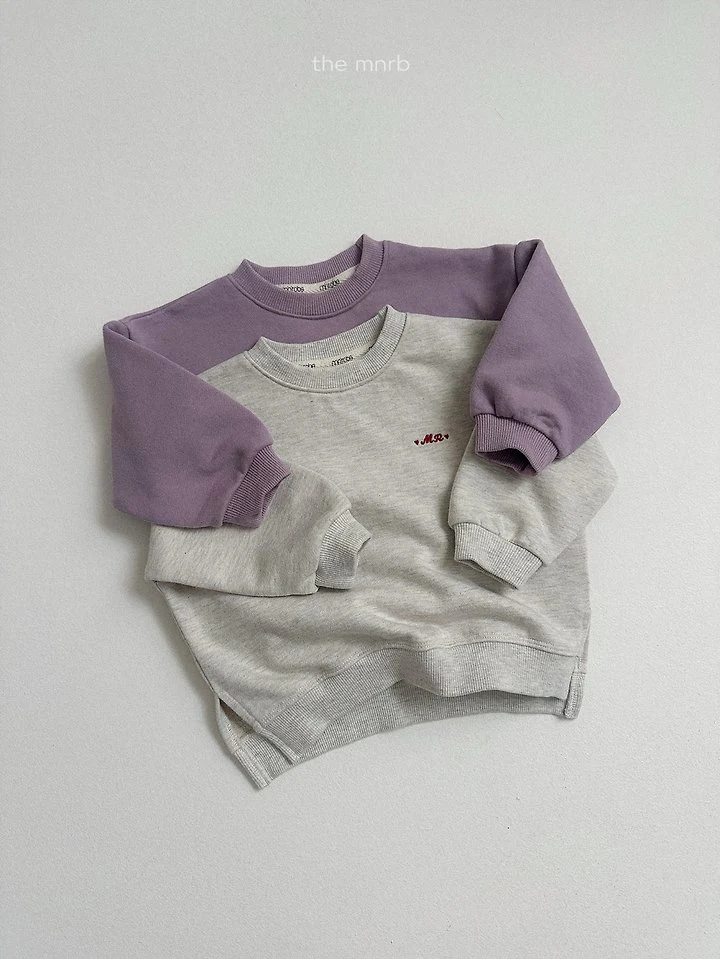 Mini Robe - Korean Baby Fashion - #babyoutfit - Asymmetric Sweatshirt - 3