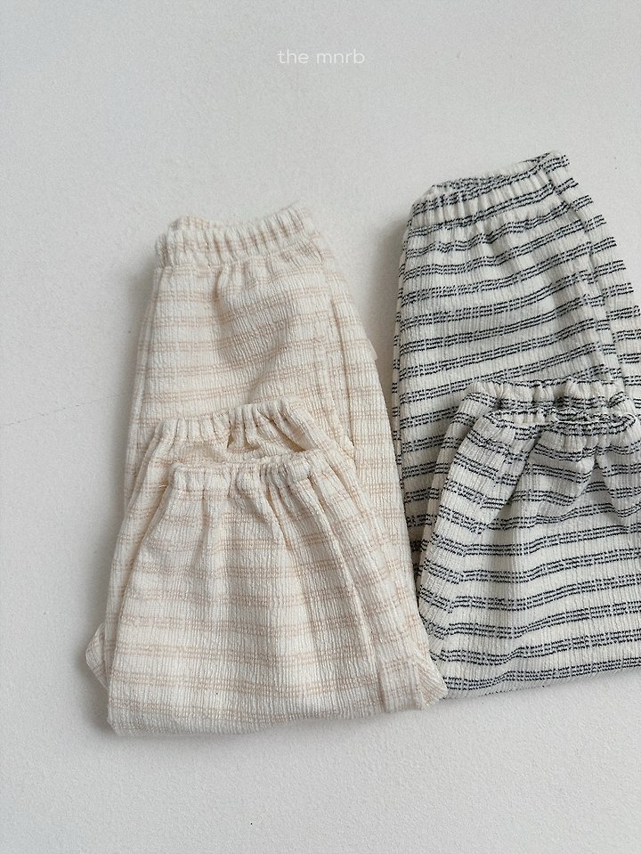 Mini Robe - Korean Baby Fashion - #babyoutfit - Day Stripe Jogger Pants - 3