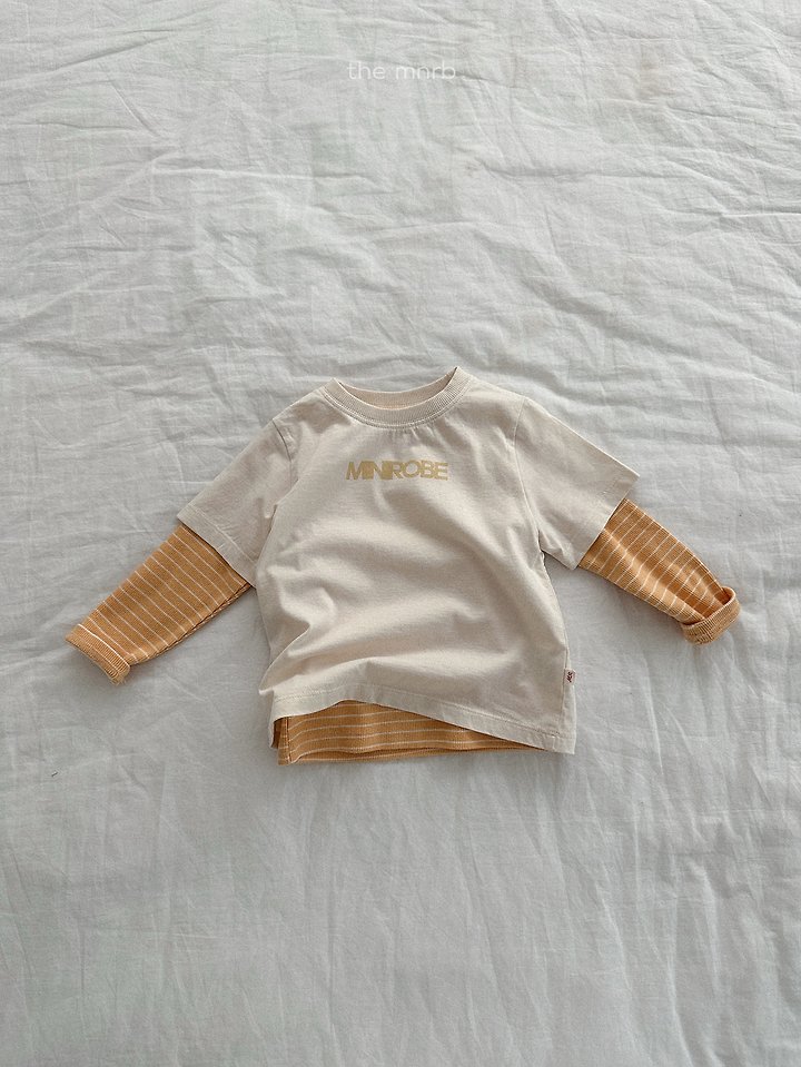 Mini Robe - Korean Baby Fashion - #babyoutfit - Urban Logo Short Sleeve Tee - 5