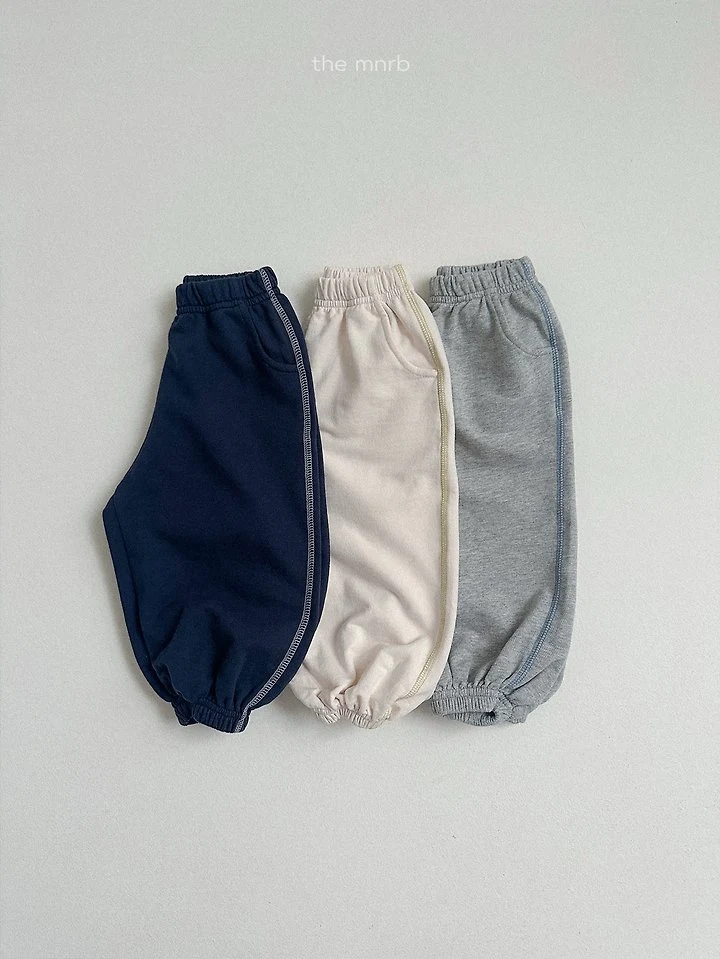 Mini Robe - Korean Baby Fashion - #babyoutfit - Loopback Jogger Pants