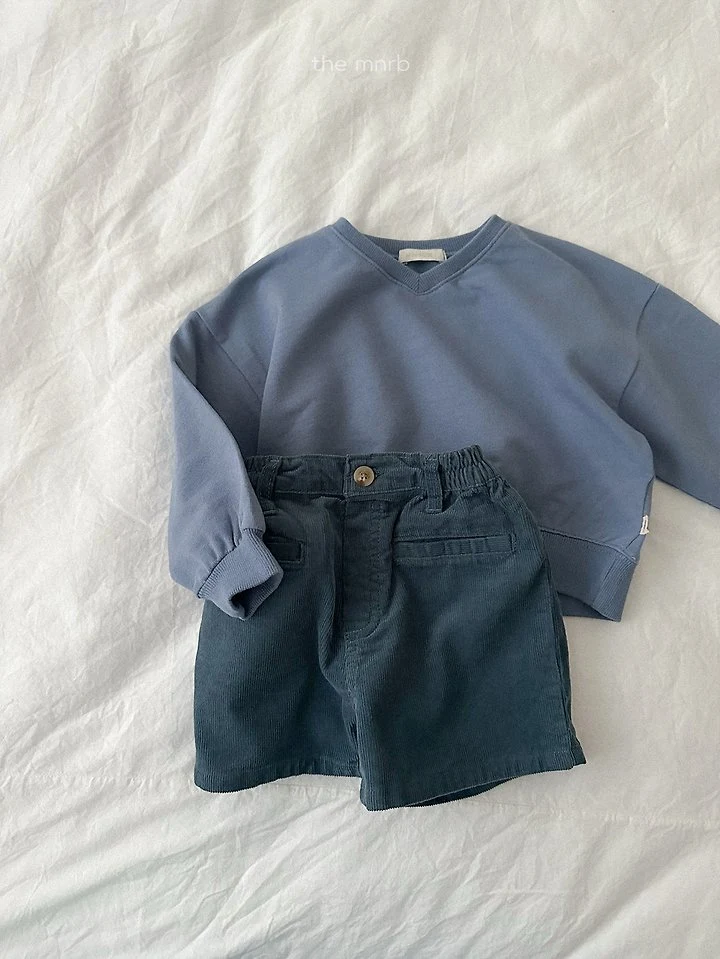 Mini Robe - Korean Baby Fashion - #babyoutfit - Low V-Neck Sweatshirt - 11