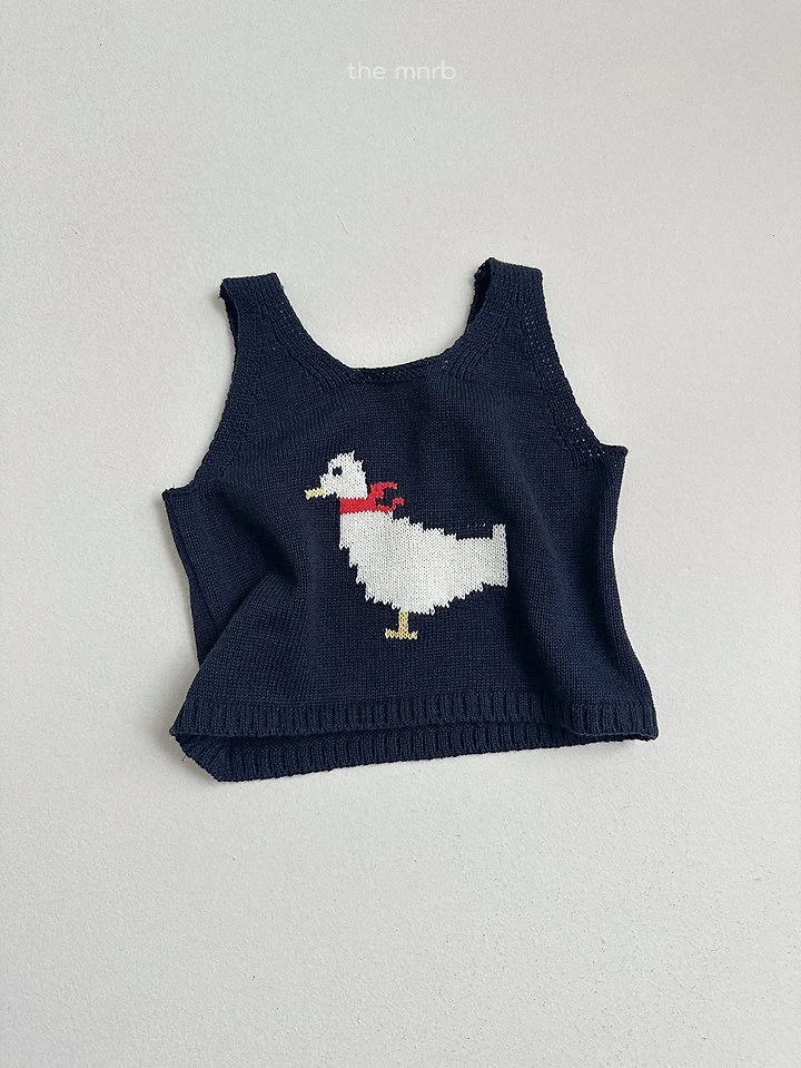 Mini Robe - Korean Baby Fashion - #babywear - Duck Vest - 7