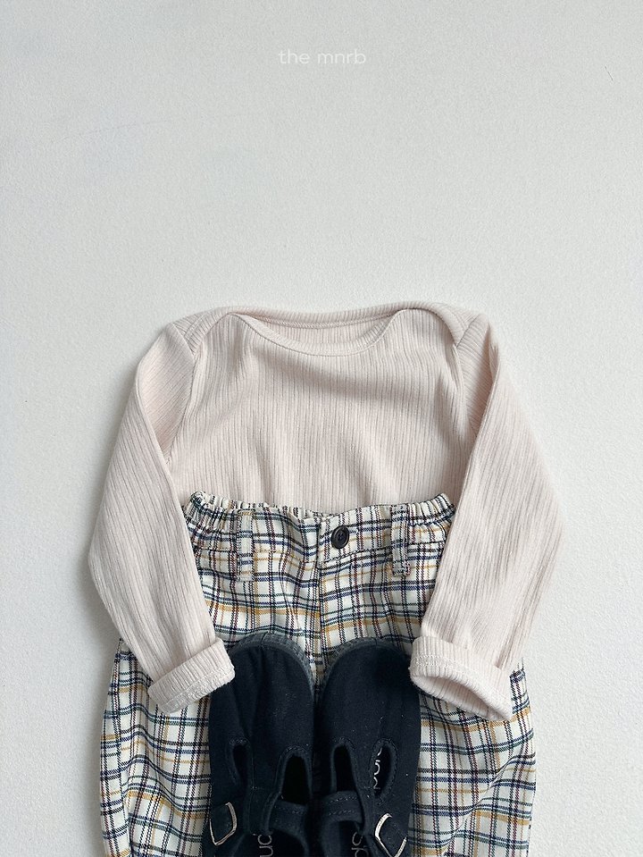 Mini Robe - Korean Baby Fashion - #babywear - Adele Check Pants - 10