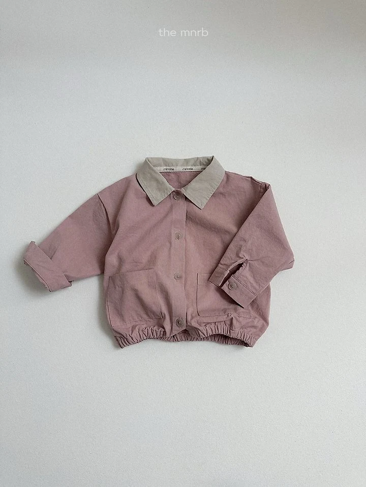 Mini Robe - Korean Baby Fashion - #babywear - Balloon Work Jacket - 5