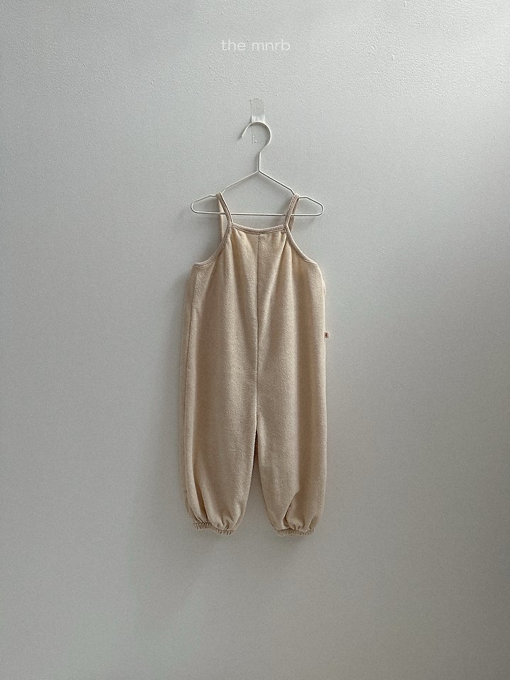 Mini Robe - Korean Baby Fashion - #babyoutfit - Terry Overall Pants - 4