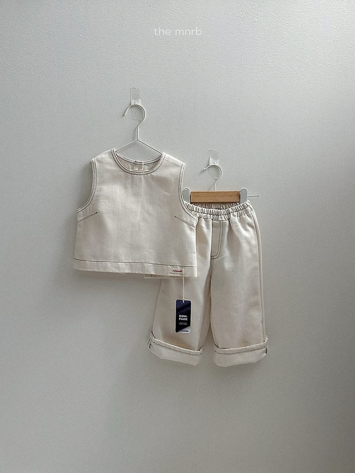 Mini Robe - Korean Baby Fashion - #babywear - Non-Fade Denim Pants - 3