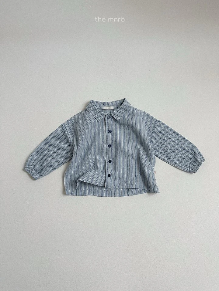 Mini Robe - Korean Baby Fashion - #babywear - Woody Stripe Shirt - 9