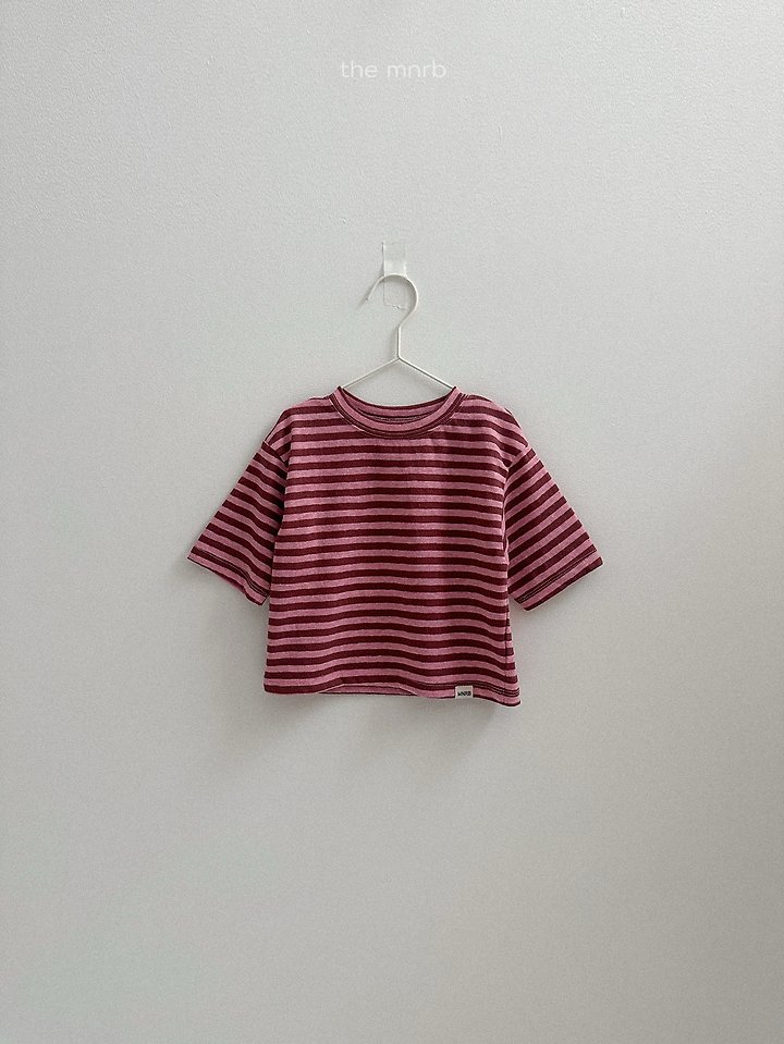 Mini Robe - Korean Baby Fashion - #babywear - Cozy Stripe Tee - 8