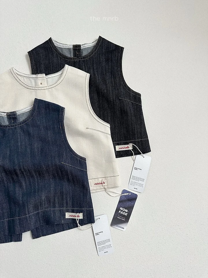 Mini Robe - Korean Baby Fashion - #babyoutfit - Non-Fade Vest - 4