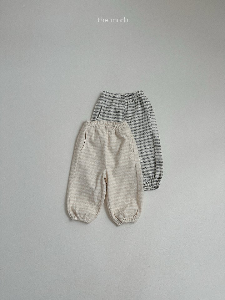 Mini Robe - Korean Baby Fashion - #onlinebabyboutique - Day Stripe Jogger Pants - 5