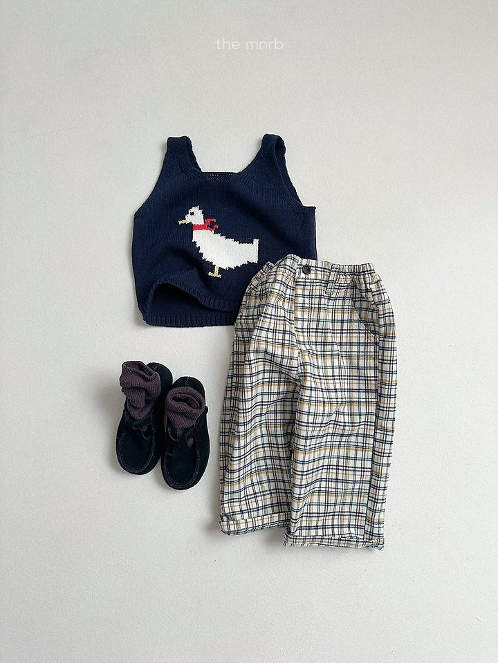 Mini Robe - Korean Baby Fashion - #onlinebabyboutique - Adele Check Pants - 11