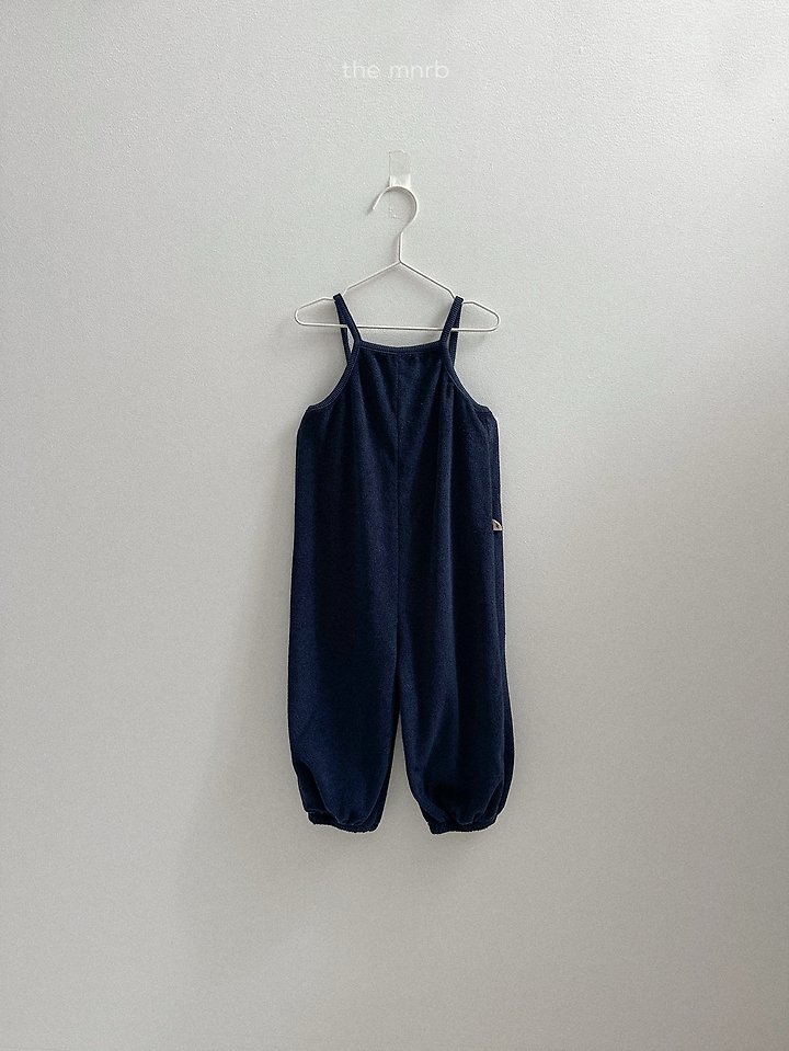 Mini Robe - Korean Baby Fashion - #onlinebabyboutique - Terry Overall Pants - 5