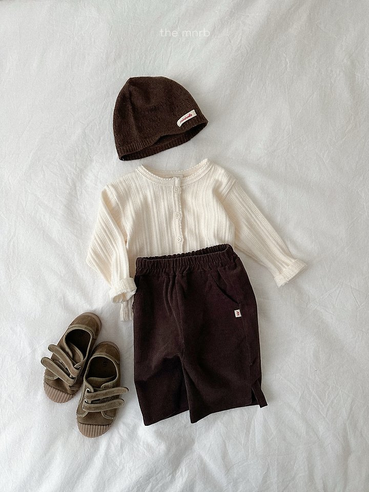 Mini Robe - Korean Baby Fashion - #onlinebabyboutique - Eyelet Cardigan - 11