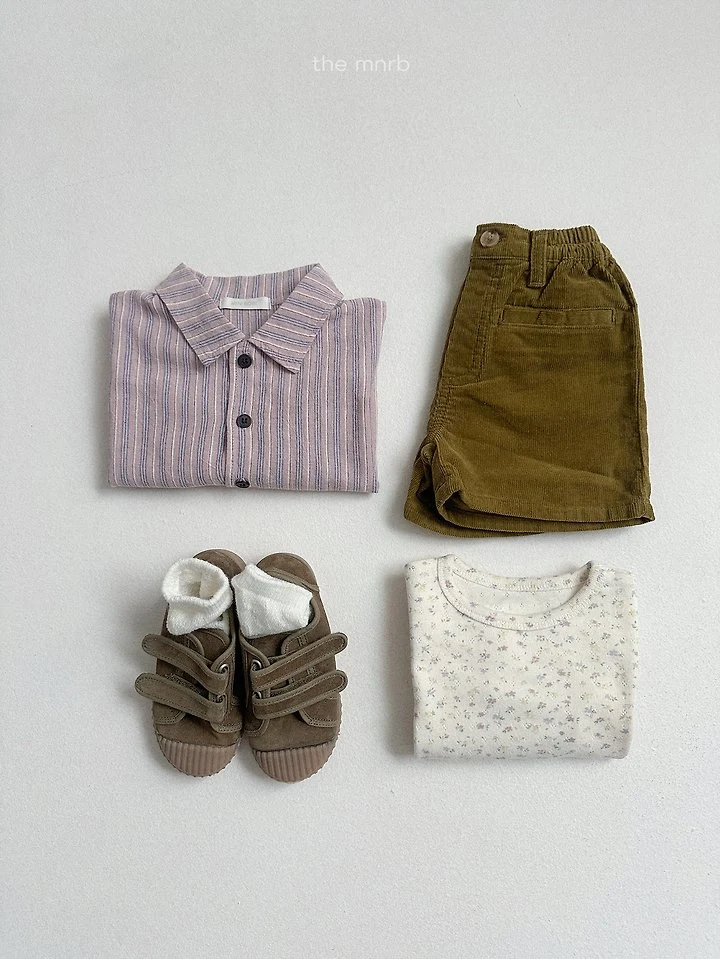 Mini Robe - Korean Baby Fashion - #onlinebabyboutique - Woody Stripe Shirt - 10
