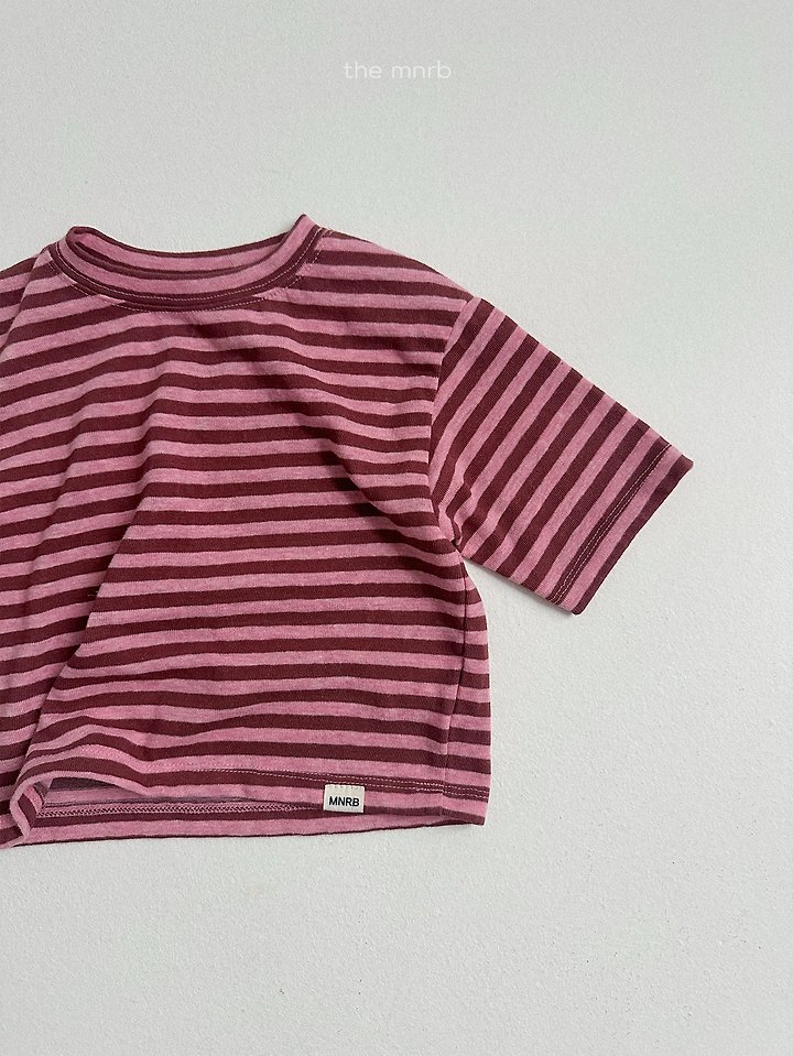 Mini Robe - Korean Baby Fashion - #onlinebabyboutique - Cozy Stripe Tee - 9