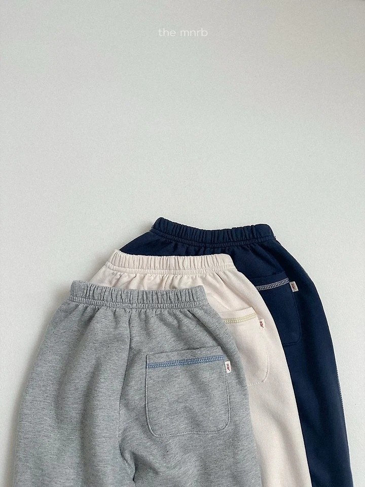 Mini Robe - Korean Baby Fashion - #babywear - Loopback Jogger Pants - 4