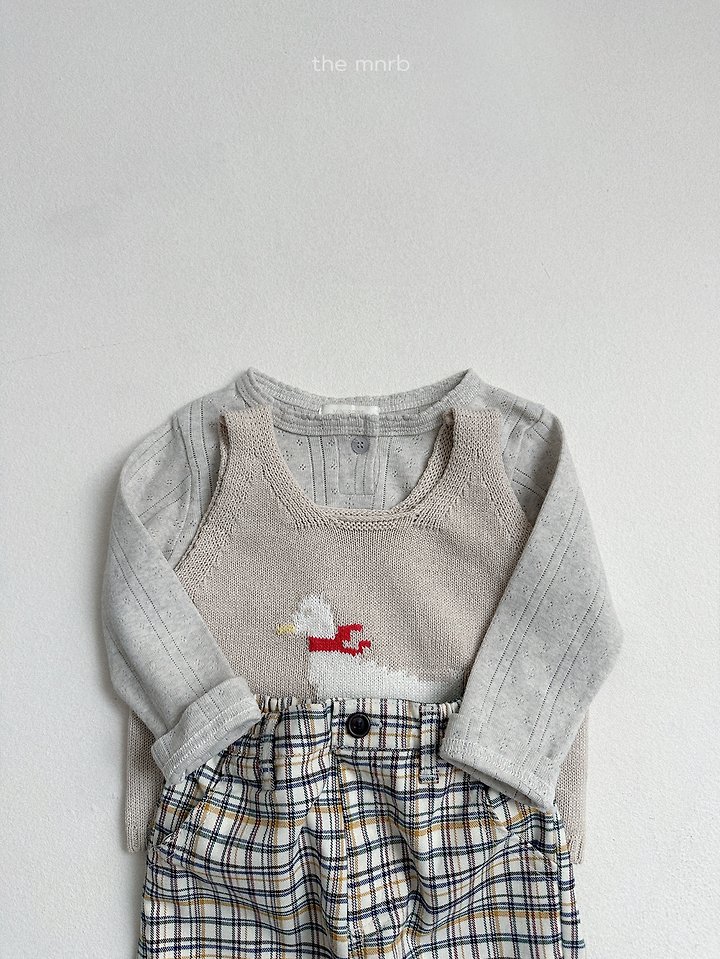 Mini Robe - Korean Baby Fashion - #onlinebabyshop - Adele Check Pants - 12