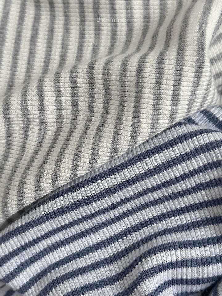 Mini Robe - Korean Baby Fashion - #onlinebabyshop - Eddie Stripe Henley Tee - 10
