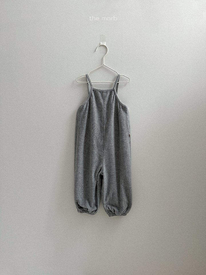 Mini Robe - Korean Baby Fashion - #onlinebabyshop - Terry Overall Pants - 6