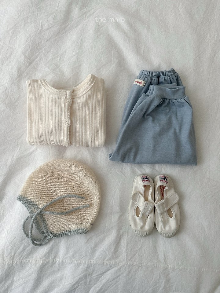 Mini Robe - Korean Baby Fashion - #onlinebabyshop - Eyelet Cardigan - 12
