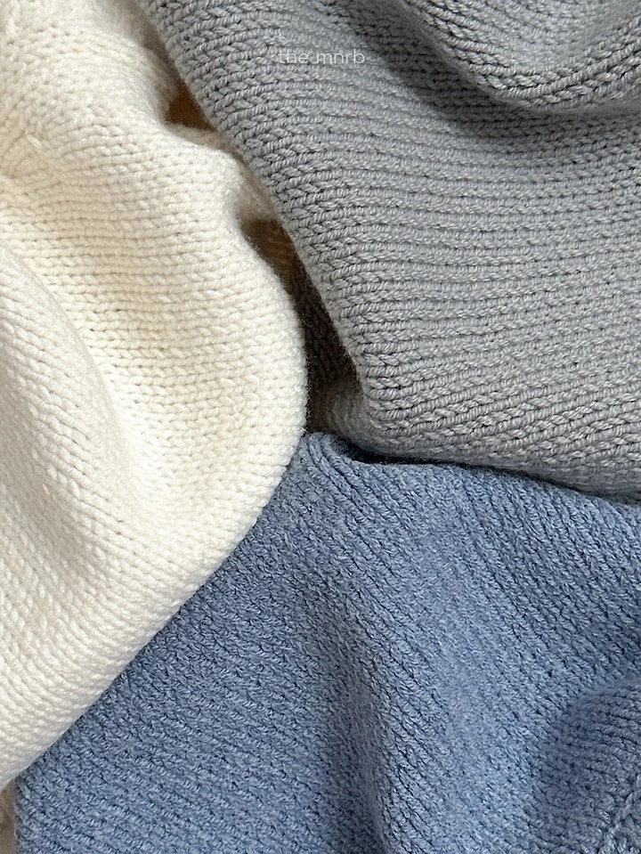 Mini Robe - Korean Baby Fashion - #smilingbaby - Emblem Knit Top - 5
