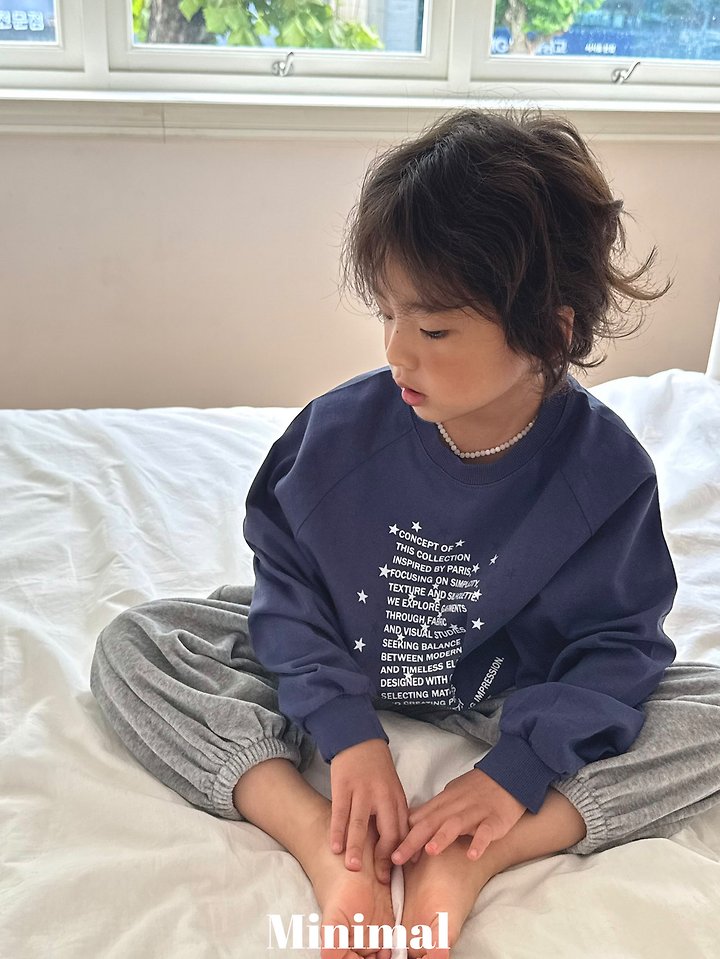 Minimal - Korean Children Fashion - #Kfashion4kids - Star Lettering Tee - 3