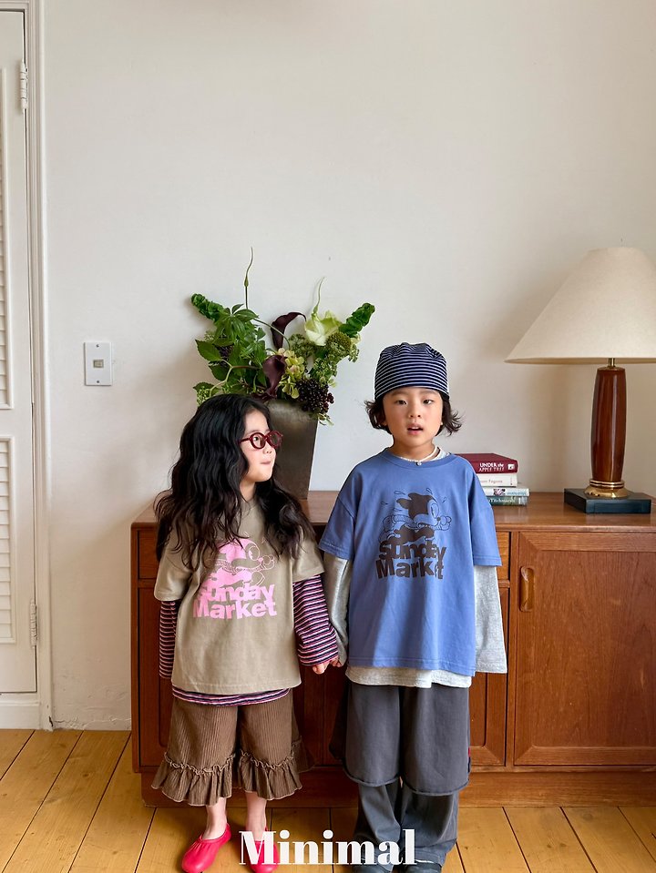 Minimal - Korean Children Fashion - #Kfashion4kids - Sunday Short Sleeve Tee - 5