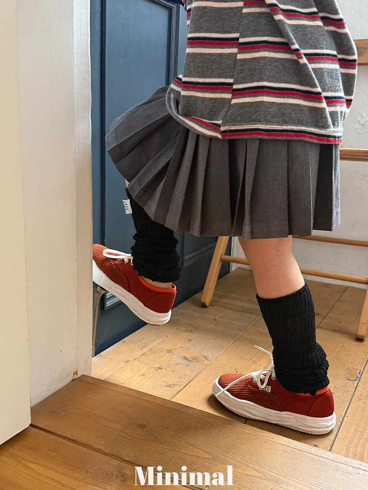 Minimal - Korean Children Fashion - #childofig - Pleated Skirt - 7