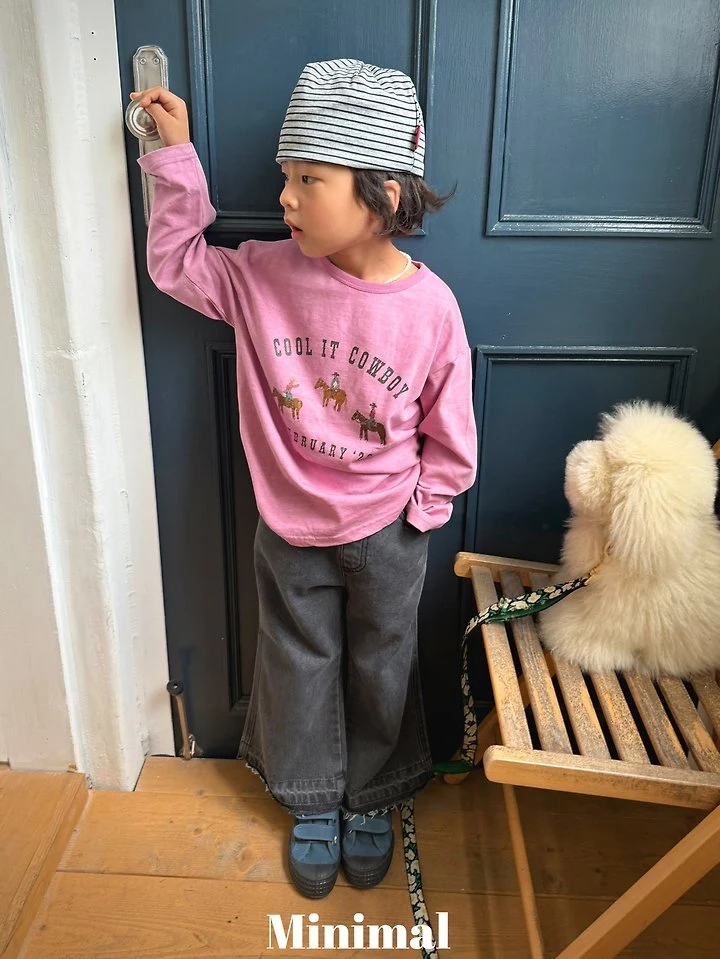 Minimal - Korean Children Fashion - #childofig - Choco Tint Bootcut Denim - 12