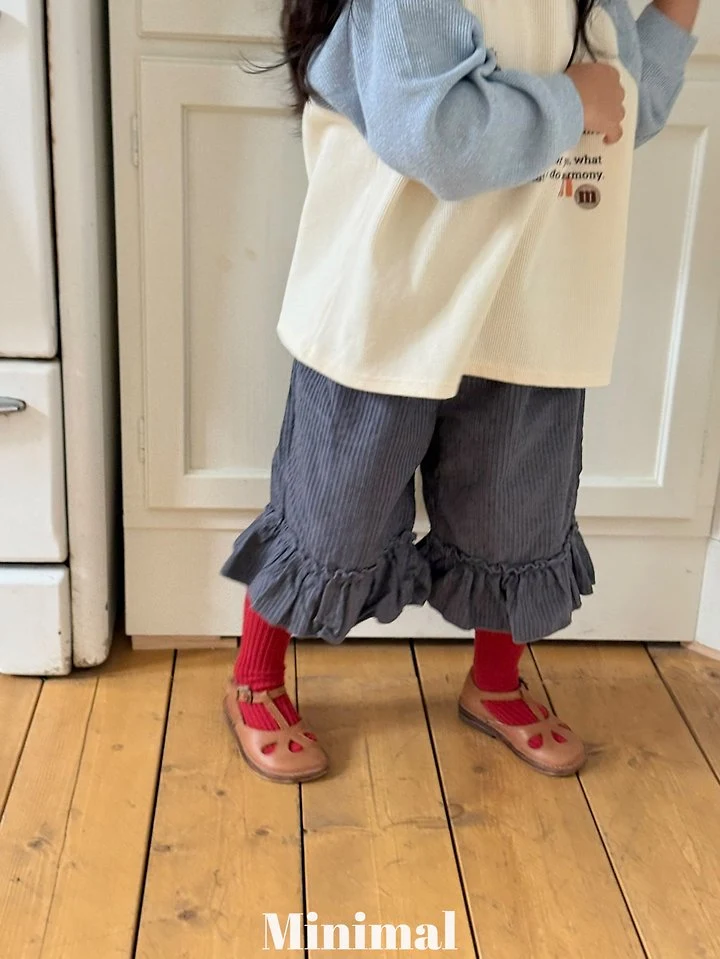 Minimal - Korean Children Fashion - #childofig - Modal Frill Pants - 10
