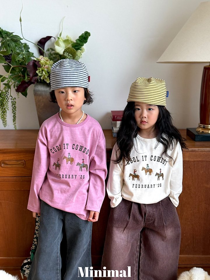 Minimal - Korean Children Fashion - #childofig - Cowboy Tee - 6