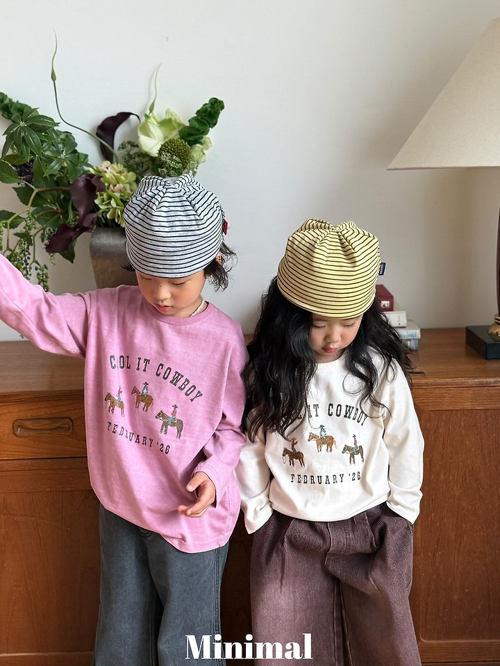 Minimal - Korean Children Fashion - #childofig - Cowboy Tee - 7