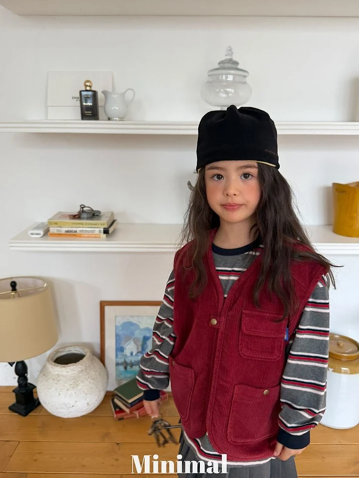 Minimal - Korean Children Fashion - #childofig - Multi-Pocket Vest - 5