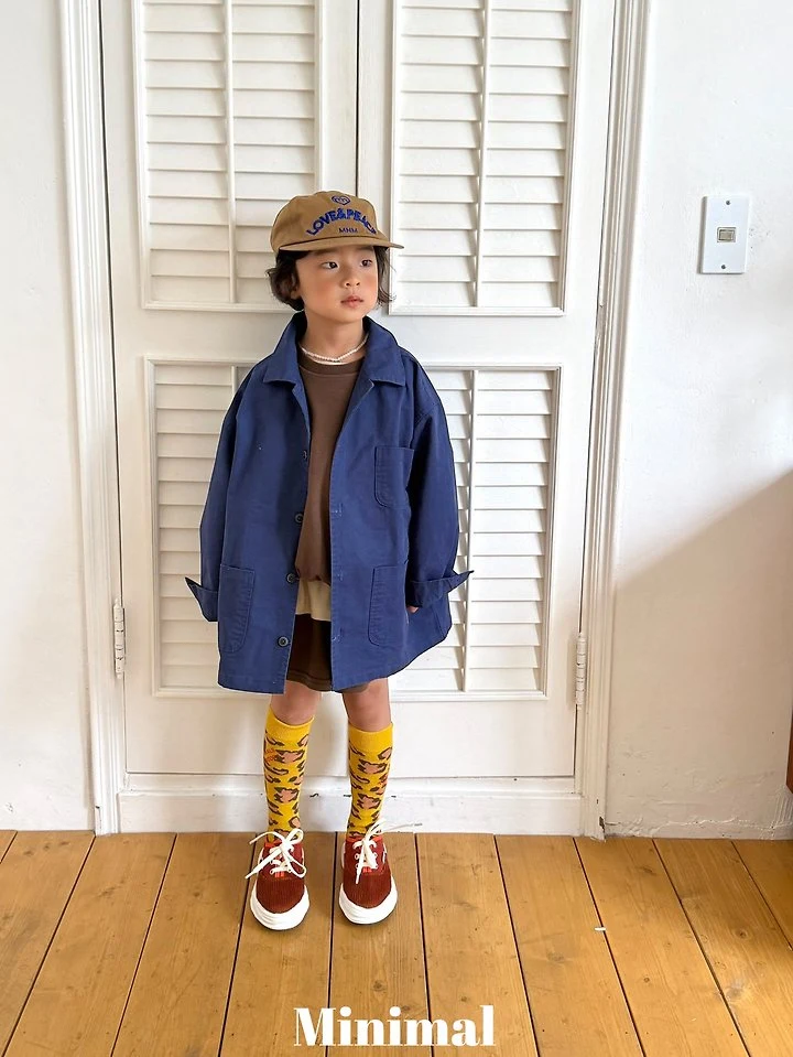 Minimal - Korean Children Fashion - #childofig - Work Pocket Jacket - 3