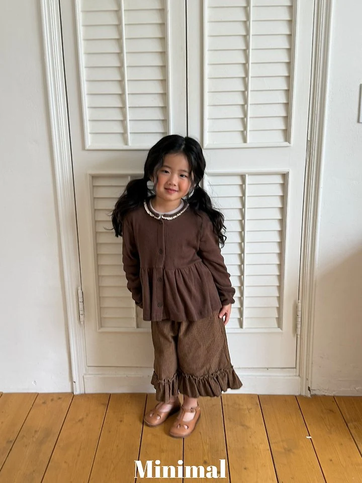 Minimal - Korean Children Fashion - #childofig - Lace Frill Cardigan - 3
